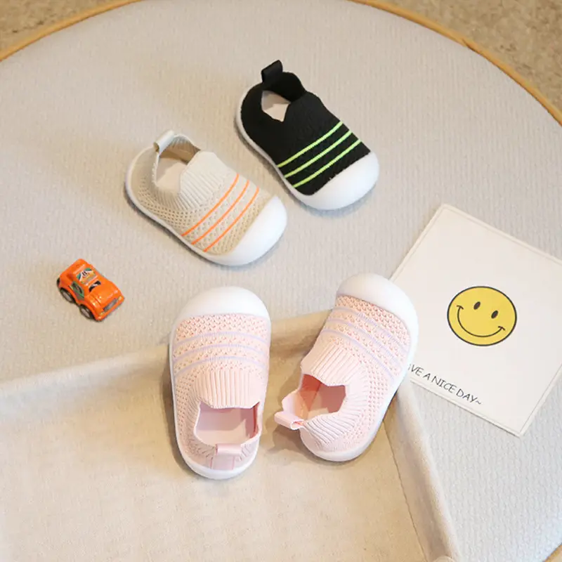 Baby Fly-Knit Shoes 1-3Yr Soft Non-Slip Mesh