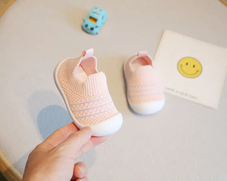 Baby Fly-Knit Shoes 1-3Yr Soft Non-Slip Mesh — feature 7
