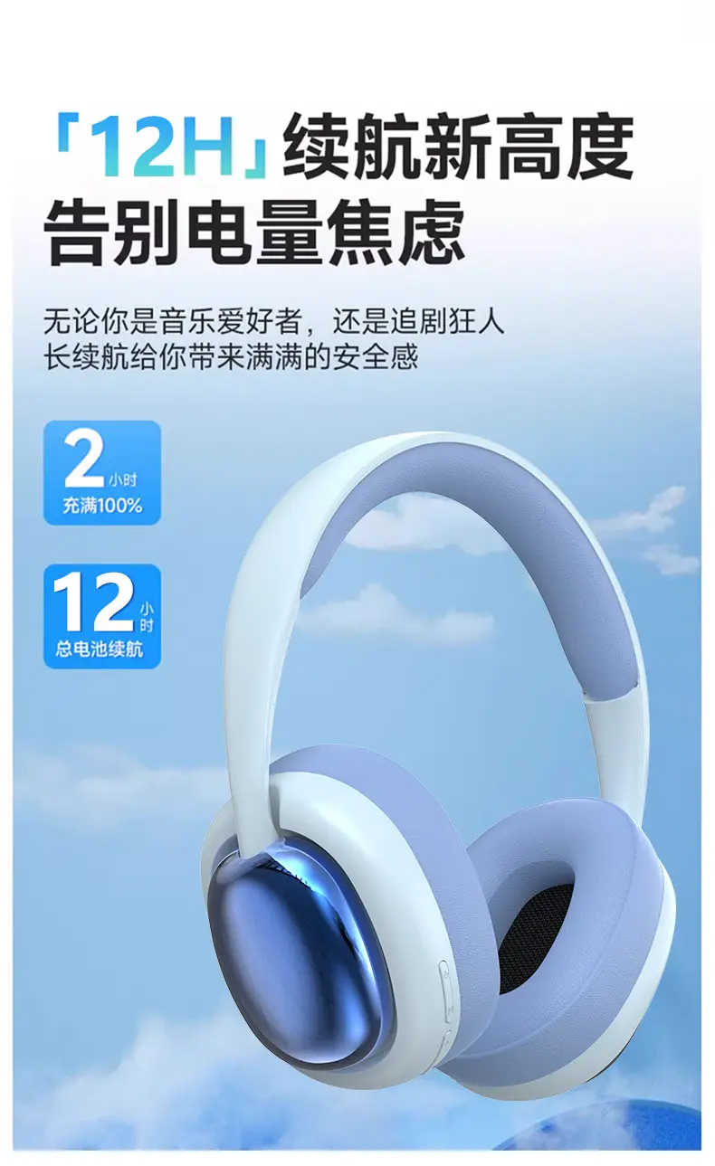 Over-Ear Bluetooth Headphones Gold Plated Black β feature 12