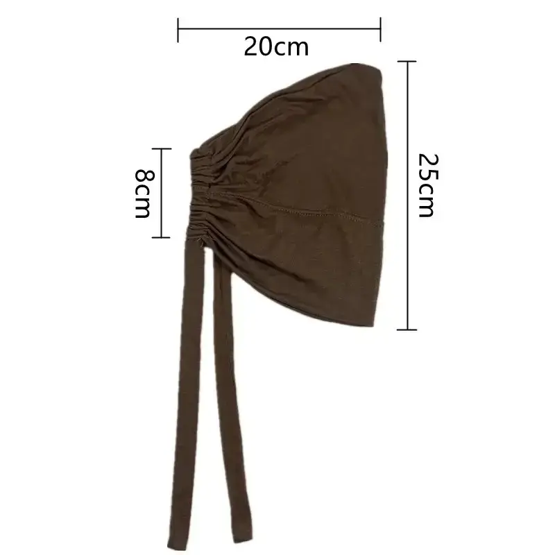 Adjustable Muslim Hijab Caps with Solid Straps - Image 50