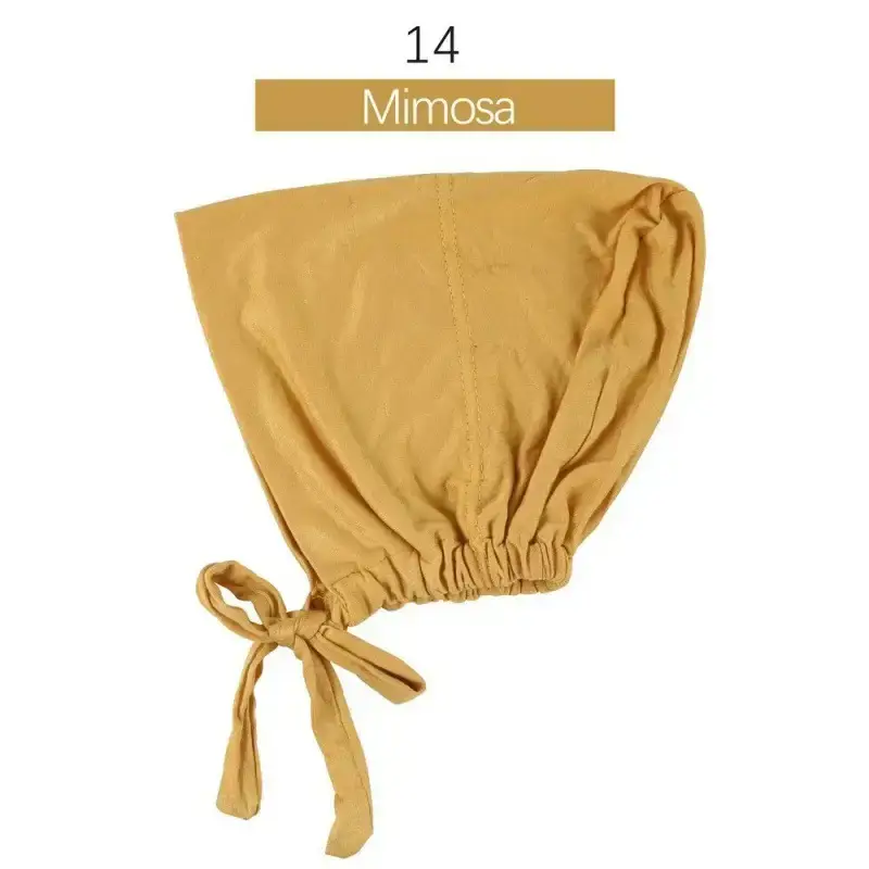 Adjustable Muslim Hijab Caps with Solid Straps - Image 14