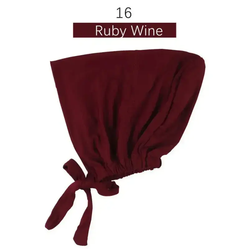 Adjustable Muslim Hijab Caps with Solid Straps - Image 18