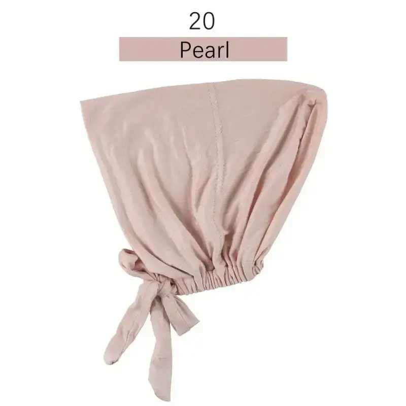 Adjustable Muslim Hijab Caps with Solid Straps - Image 20