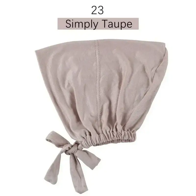 Adjustable Muslim Hijab Caps with Solid Straps - Image 23