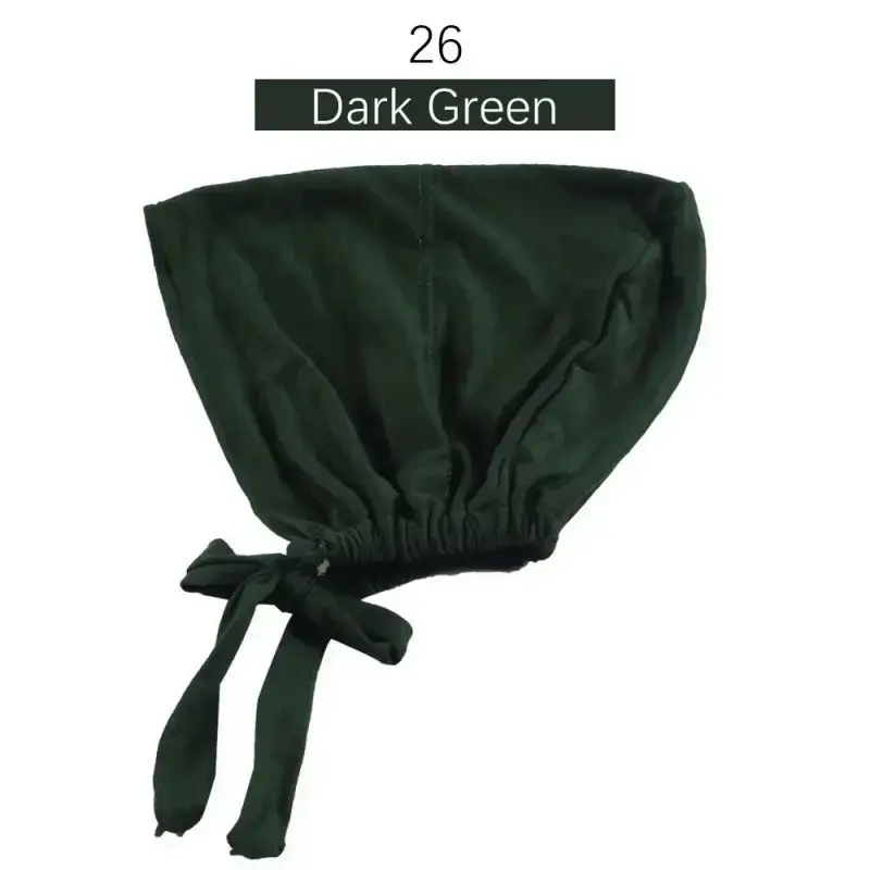 Adjustable Muslim Hijab Caps with Solid Straps - Image 26