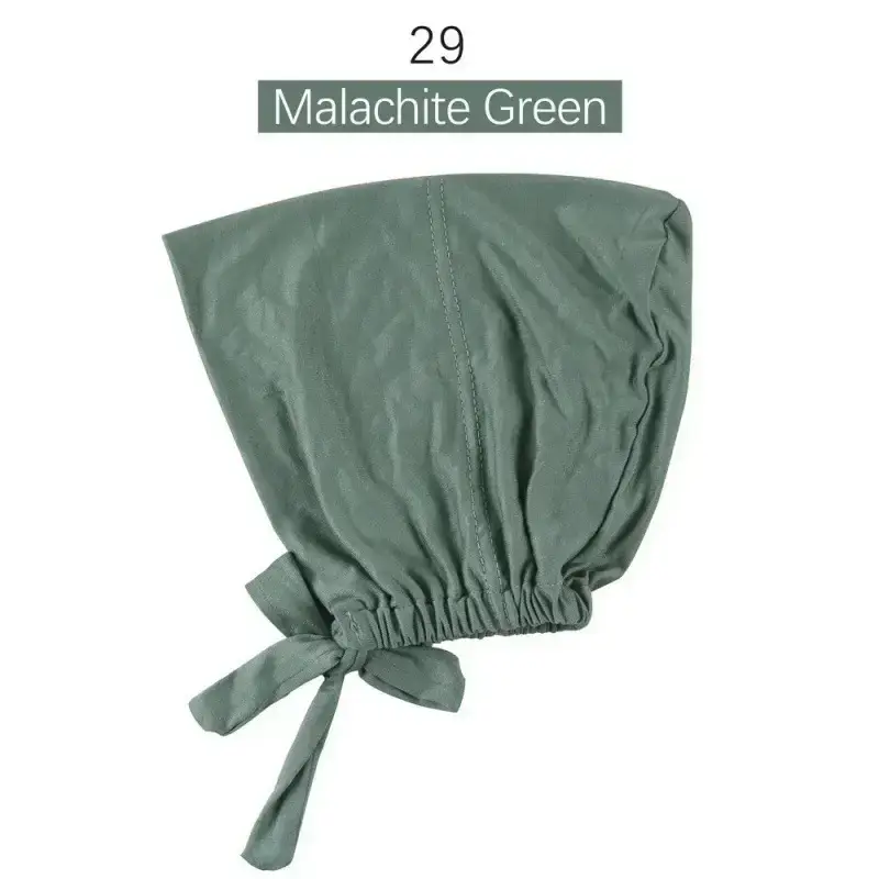 Adjustable Muslim Hijab Caps with Solid Straps - Image 29