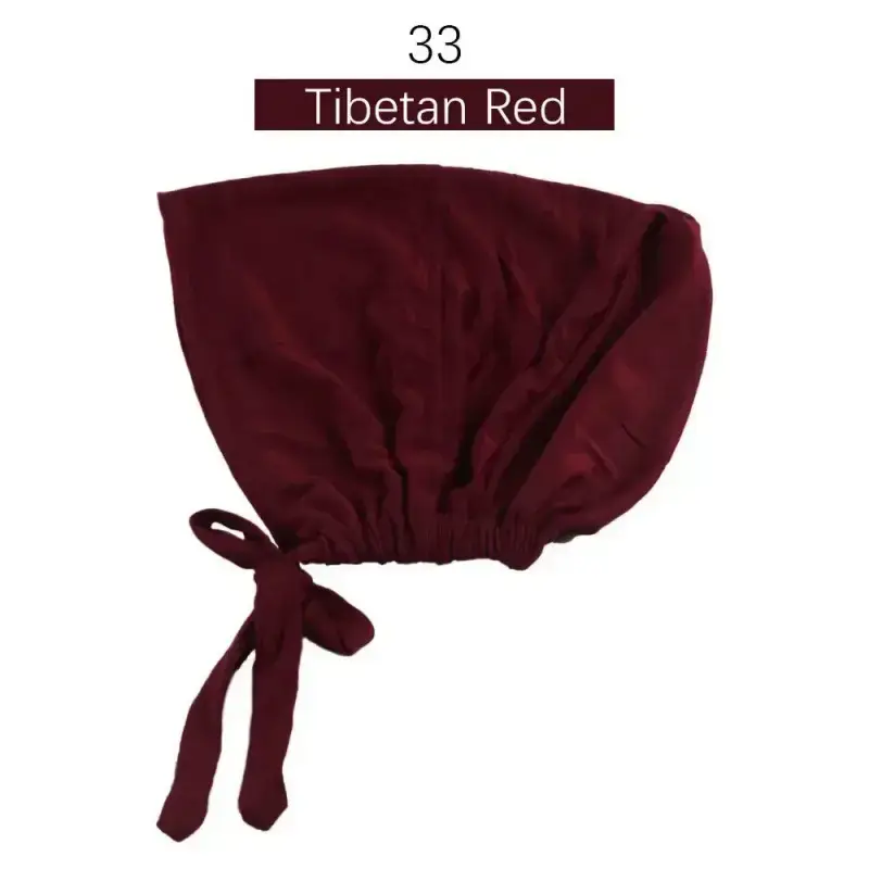Adjustable Muslim Hijab Caps with Solid Straps - Image 32