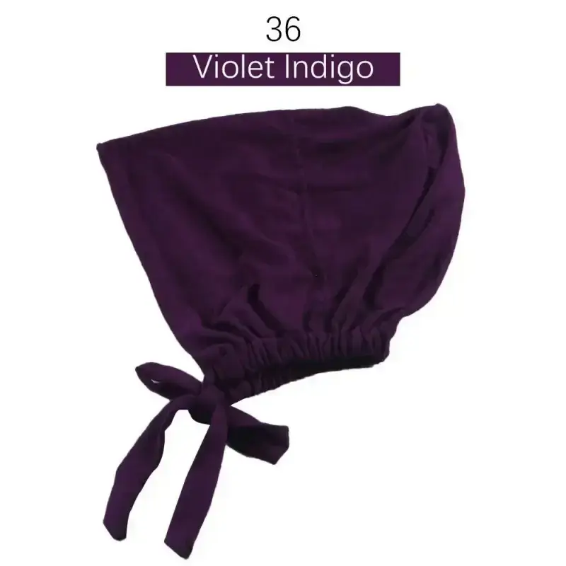 Adjustable Muslim Hijab Caps with Solid Straps - Image 34