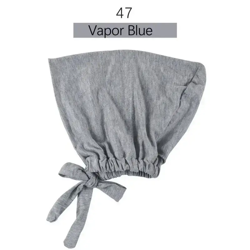Adjustable Muslim Hijab Caps with Solid Straps - Image 39