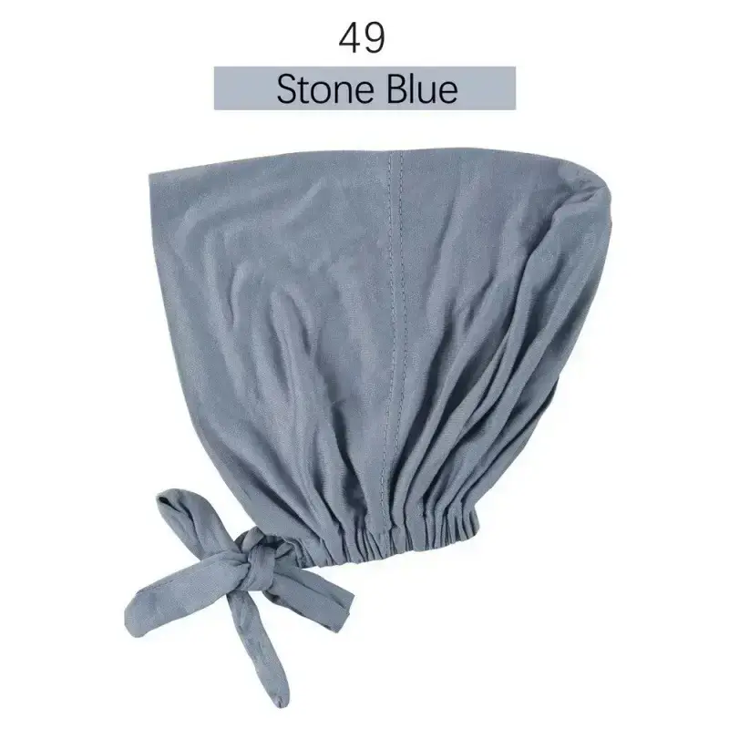 Adjustable Muslim Hijab Caps with Solid Straps - Image 41