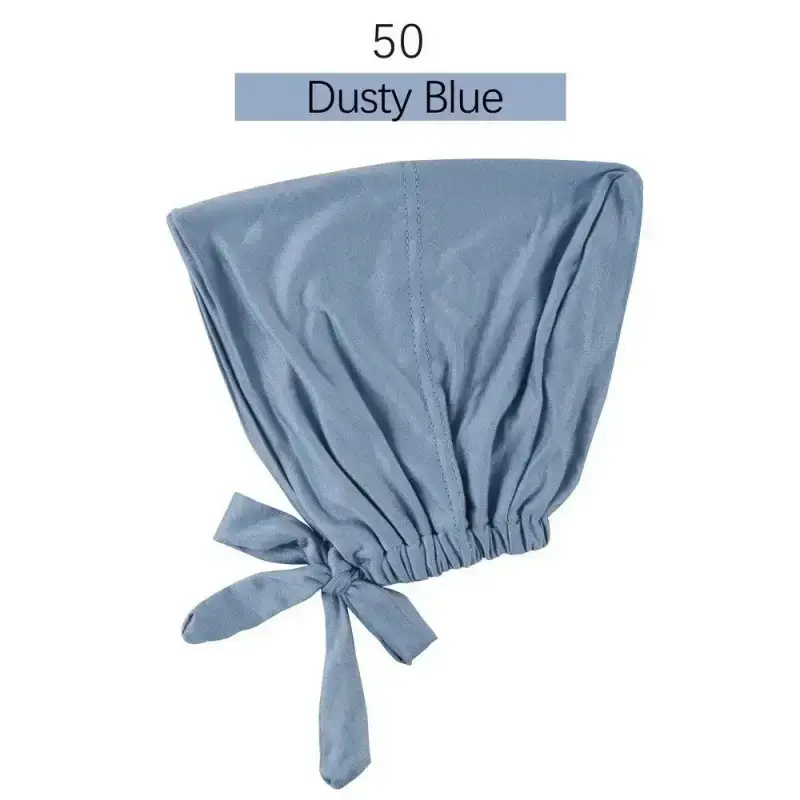Adjustable Muslim Hijab Caps with Solid Straps - Image 42