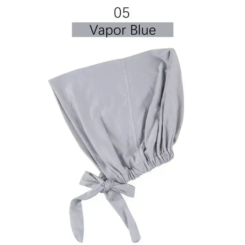 Adjustable Muslim Hijab Caps with Solid Straps - Image 5