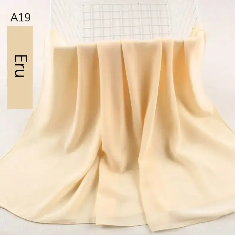 Muslim Pearl Chiffon Head Scarf Lavender Gray A35 - Image 17
