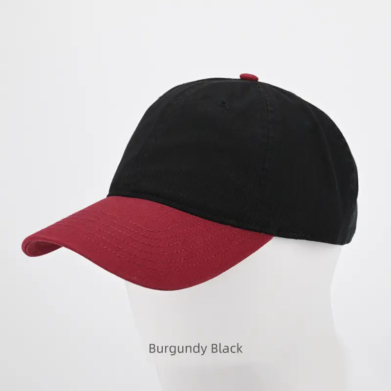 Men's Black Baseball Cap Brown Backrest Durable Stylish - Image 2