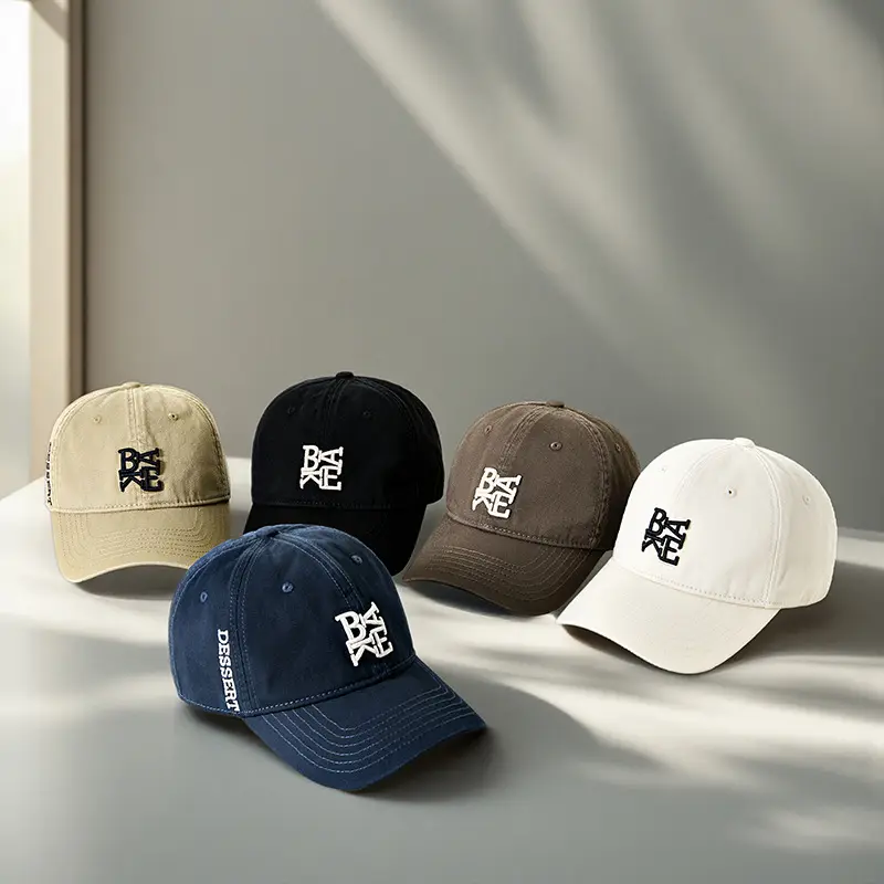 Pink Bassett Letter Baseball Cap for Men - Image 10