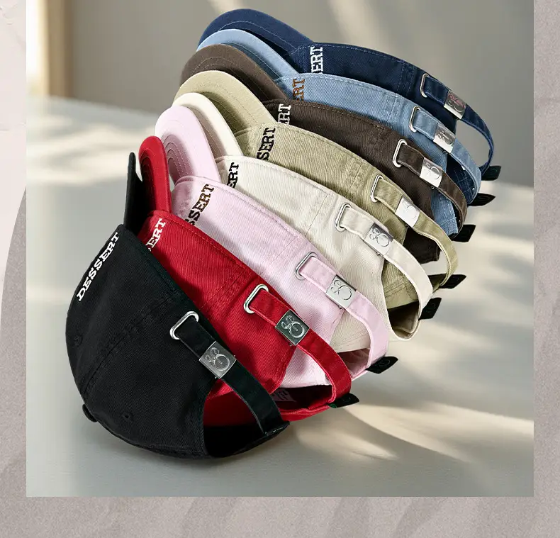 Pink Bassett Letter Baseball Cap for Men — feature 28