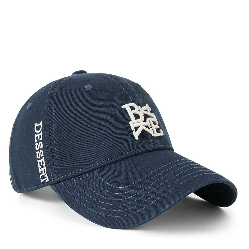 Pink Bassett Letter Baseball Cap for Men - Image 2