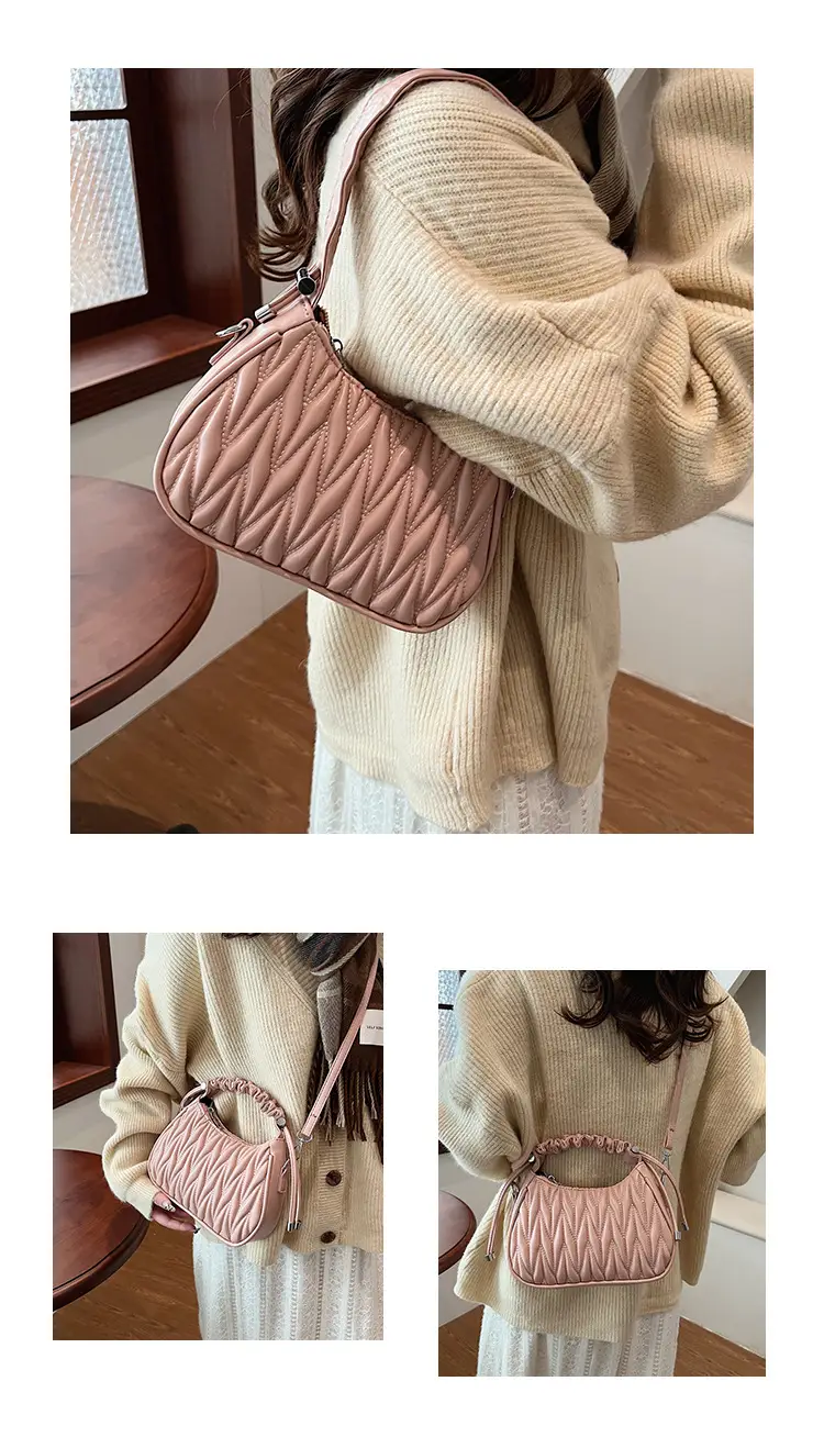 Brown Pleated Crossbody Bag for Women 2025 — feature 12