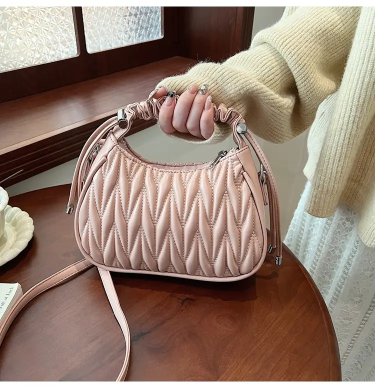 Brown Pleated Crossbody Bag for Women 2025 — feature 17