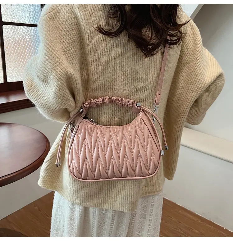 Brown Pleated Crossbody Bag for Women 2025 — feature 18