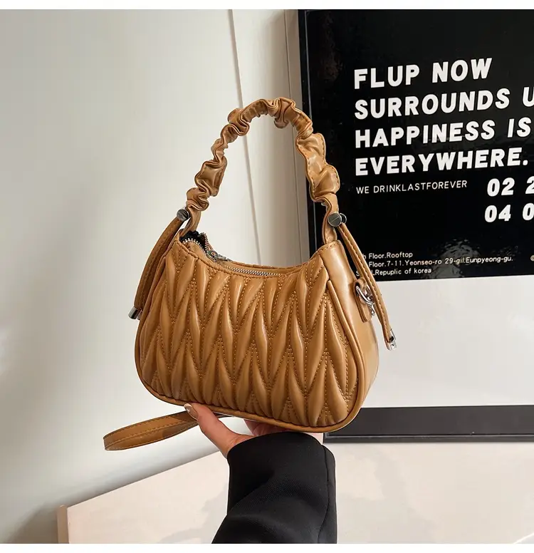 Brown Pleated Crossbody Bag for Women 2025 — feature 21