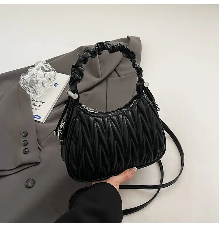 Brown Pleated Crossbody Bag for Women 2025 — feature 22