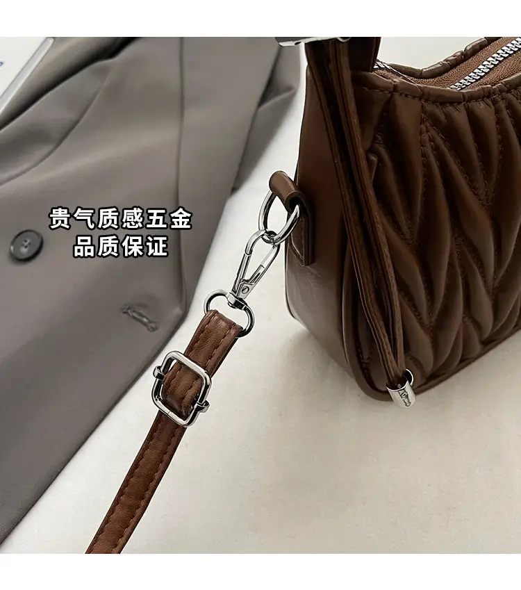Brown Pleated Crossbody Bag for Women 2025 — feature 5