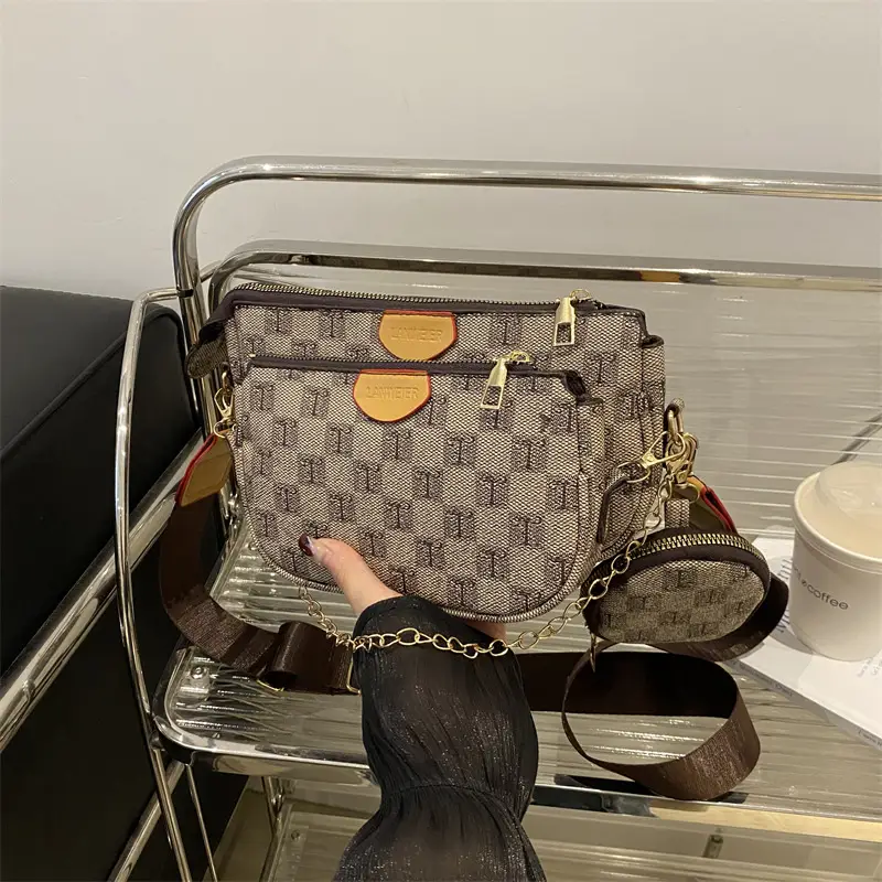 2025 Printed Crossbody Bag for Women British Style - Image 7
