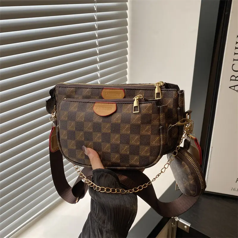 2025 Printed Crossbody Bag for Women British Style - Image 8