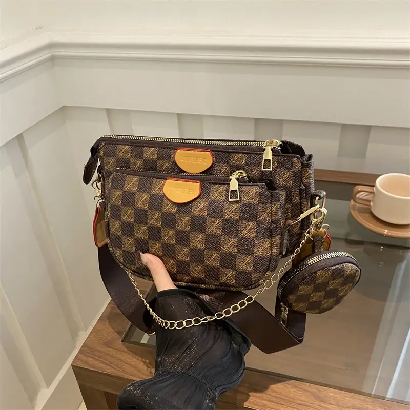 2025 Printed Crossbody Bag for Women British Style - Image 9