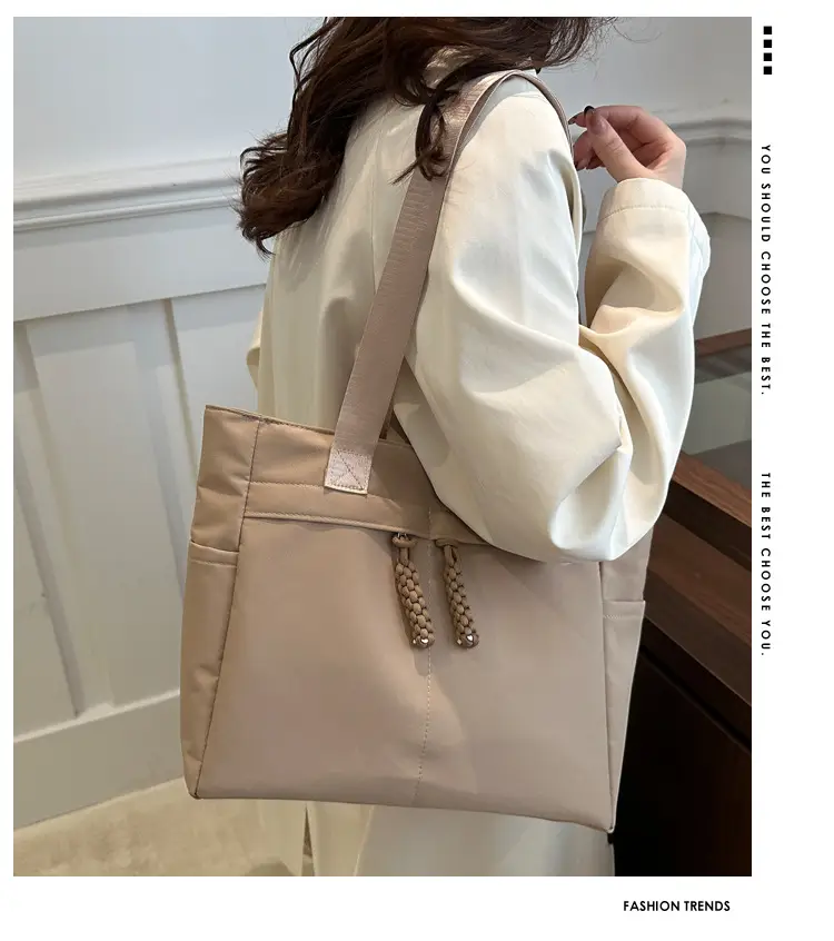 Japanese Style Canvas Tote Bag Women Large Capacity 2025 — feature 1