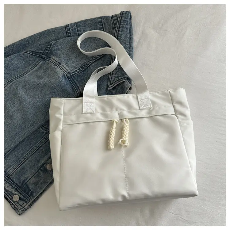 Japanese Style Canvas Tote Bag Women Large Capacity 2025 - Image 2
