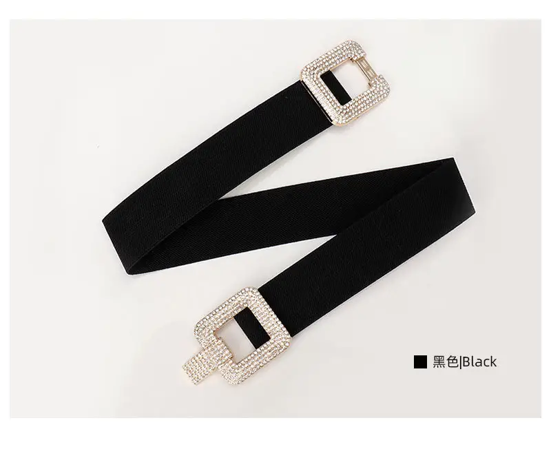 Black Rhinestone Belt for Women's Coat Suit Jacket — feature 12