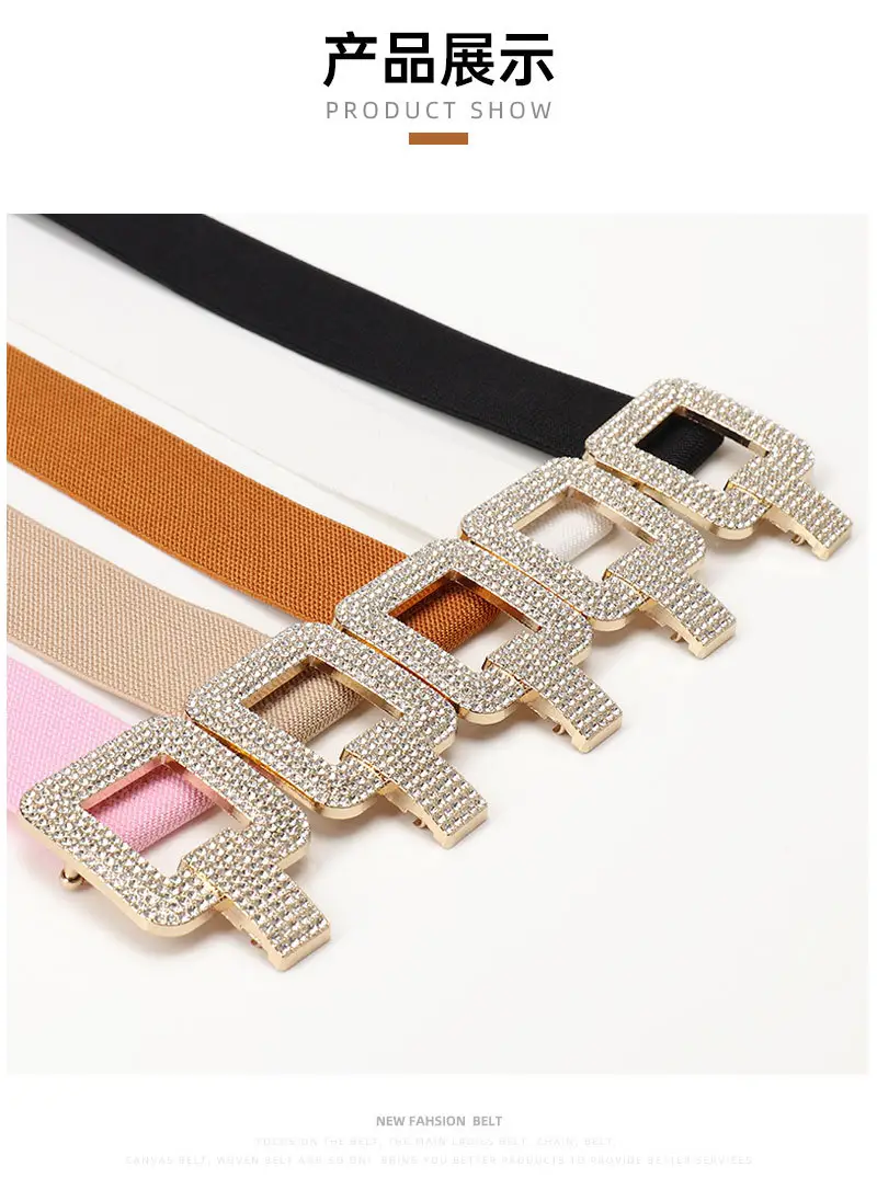 Black Rhinestone Belt for Women's Coat Suit Jacket — feature 13