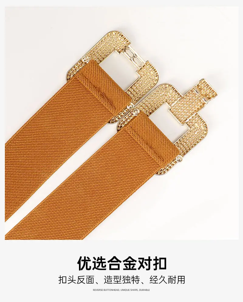 Black Rhinestone Belt for Women's Coat Suit Jacket — feature 7