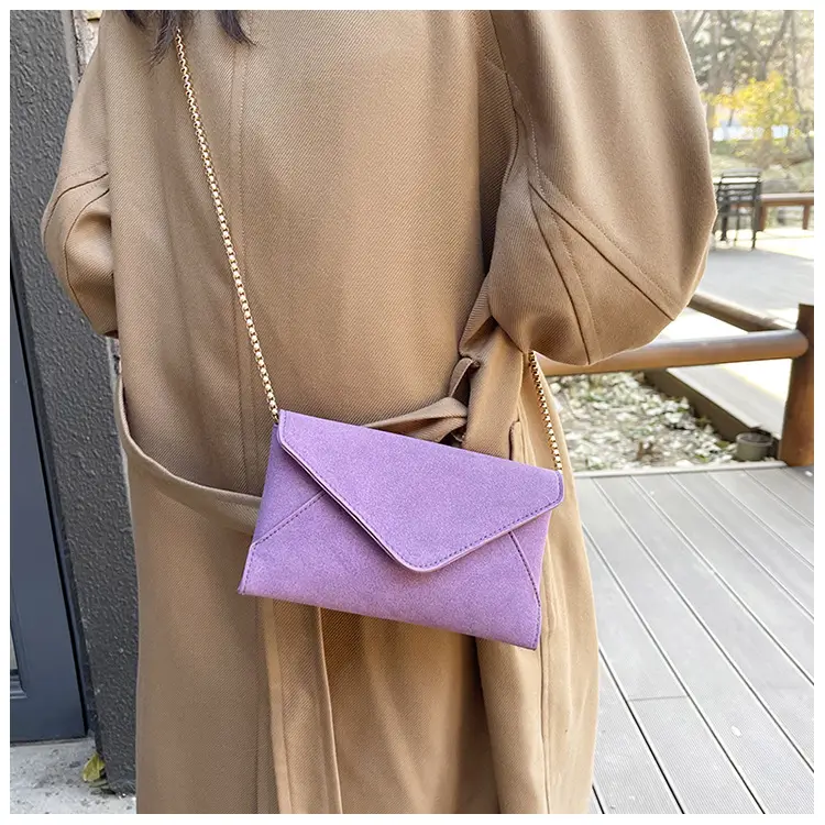 Women's Frosted Artistic Shoulder Bag with Chain Strap — feature 12