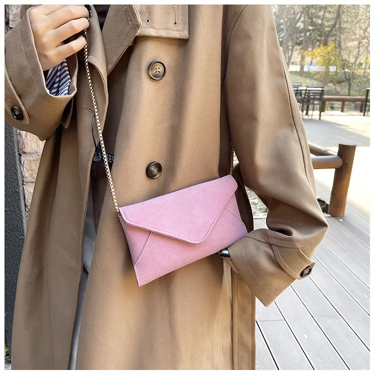 Women's Frosted Artistic Shoulder Bag with Chain Strap — feature 17