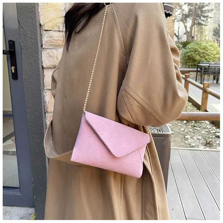 Women's Frosted Artistic Shoulder Bag with Chain Strap — feature 18