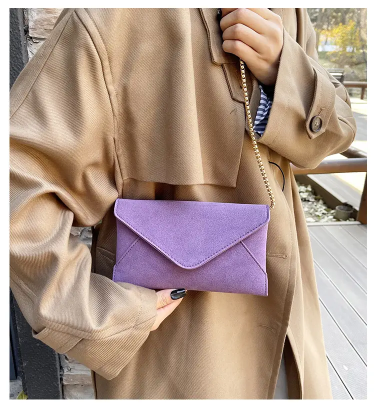 Women's Frosted Artistic Shoulder Bag with Chain Strap — feature 2
