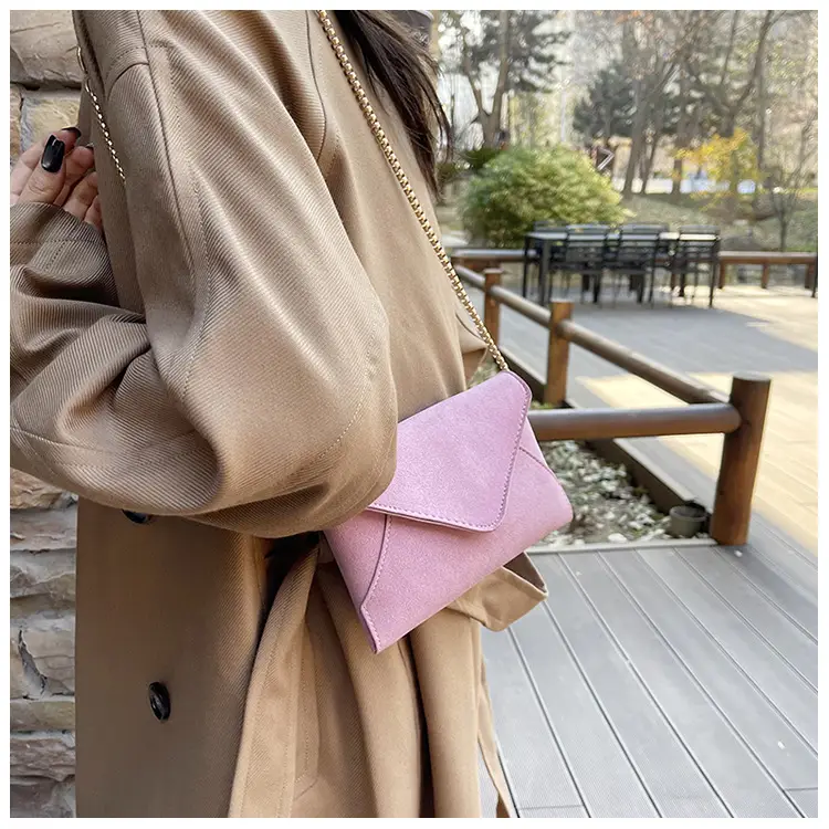Women's Frosted Artistic Shoulder Bag with Chain Strap — feature 20