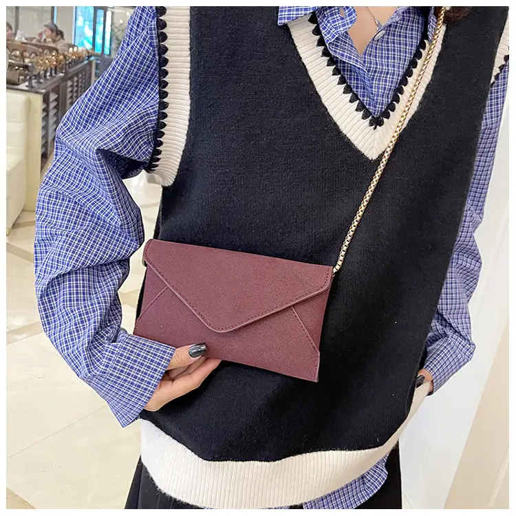 Women's Frosted Artistic Shoulder Bag with Chain Strap — feature 22
