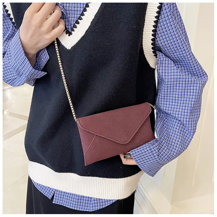 Women's Frosted Artistic Shoulder Bag with Chain Strap — feature 25