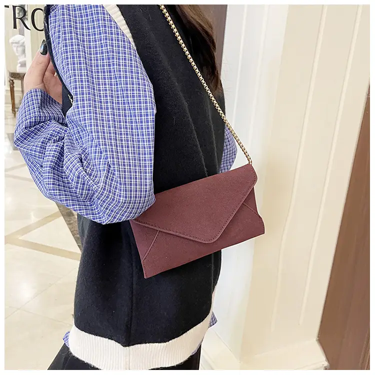 Women's Frosted Artistic Shoulder Bag with Chain Strap — feature 26