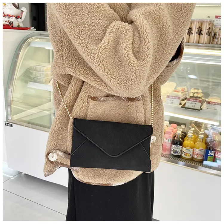 Women's Frosted Artistic Shoulder Bag with Chain Strap — feature 27