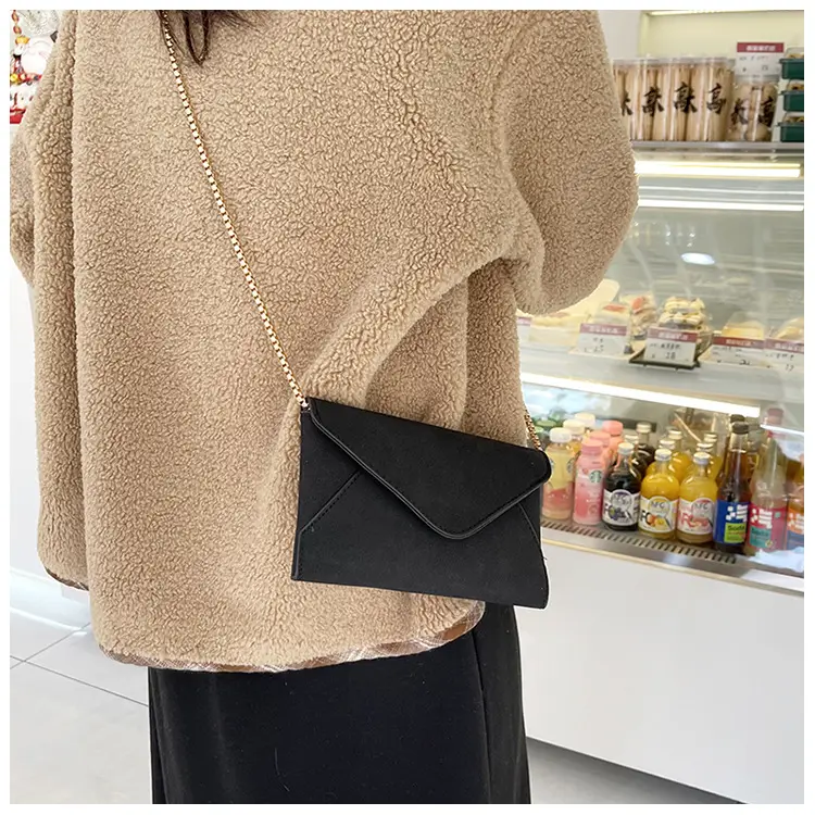 Women's Frosted Artistic Shoulder Bag with Chain Strap — feature 28