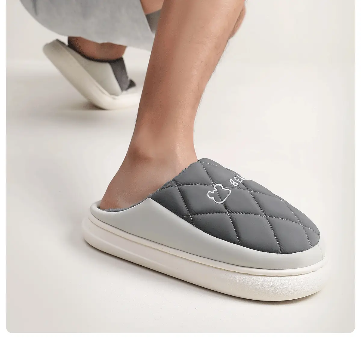 Chao Warm Pink Cotton Slippers for Teenagers Winter 2025 — feature 4