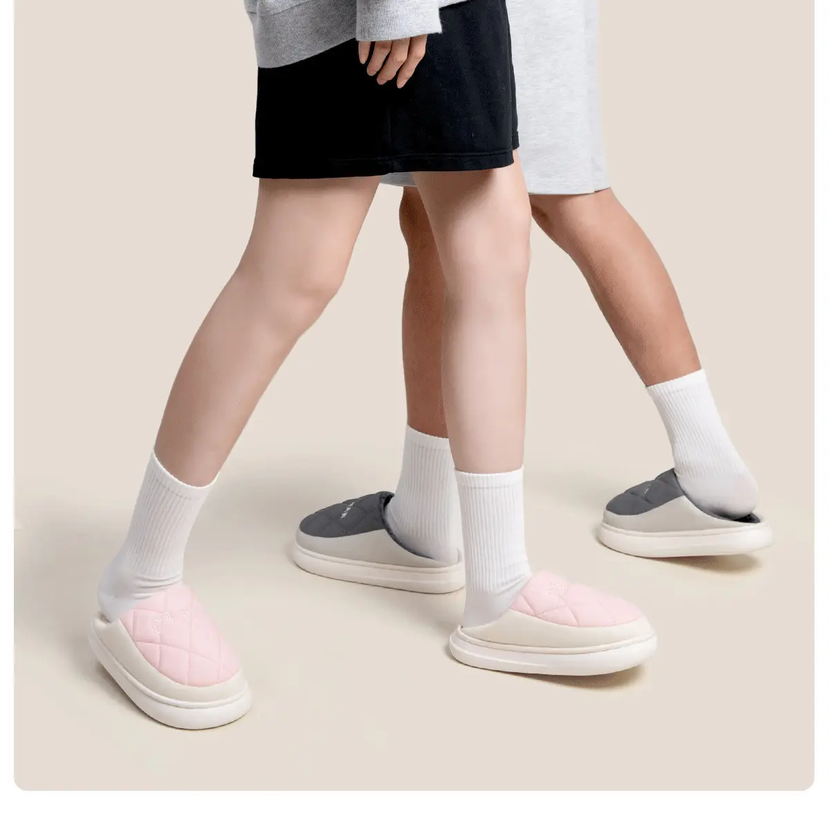 Chao Warm Pink Cotton Slippers for Teenagers Winter 2025 — feature 5
