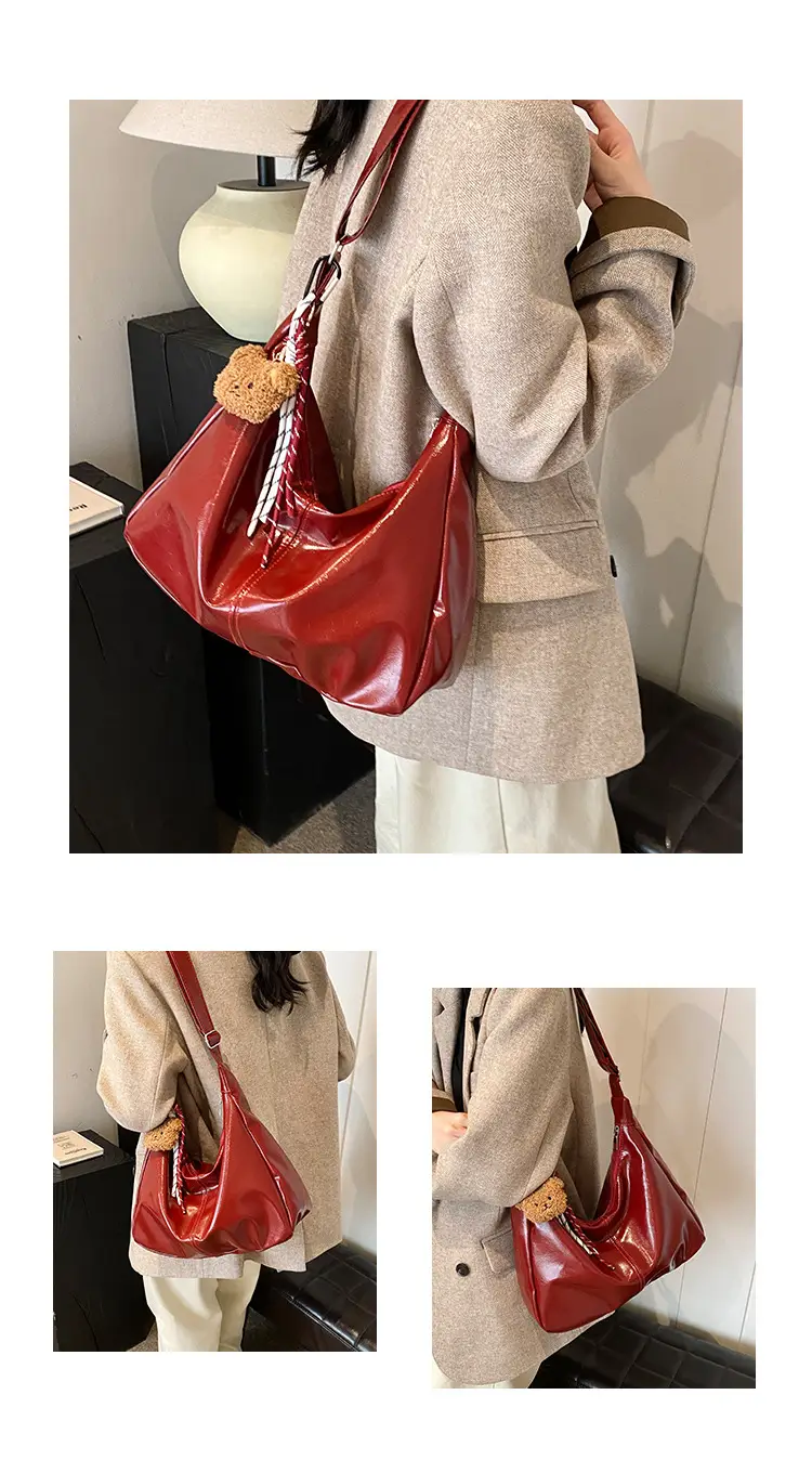Black Vintage Fashion Shoulder Bag for Women 2024 — feature 4