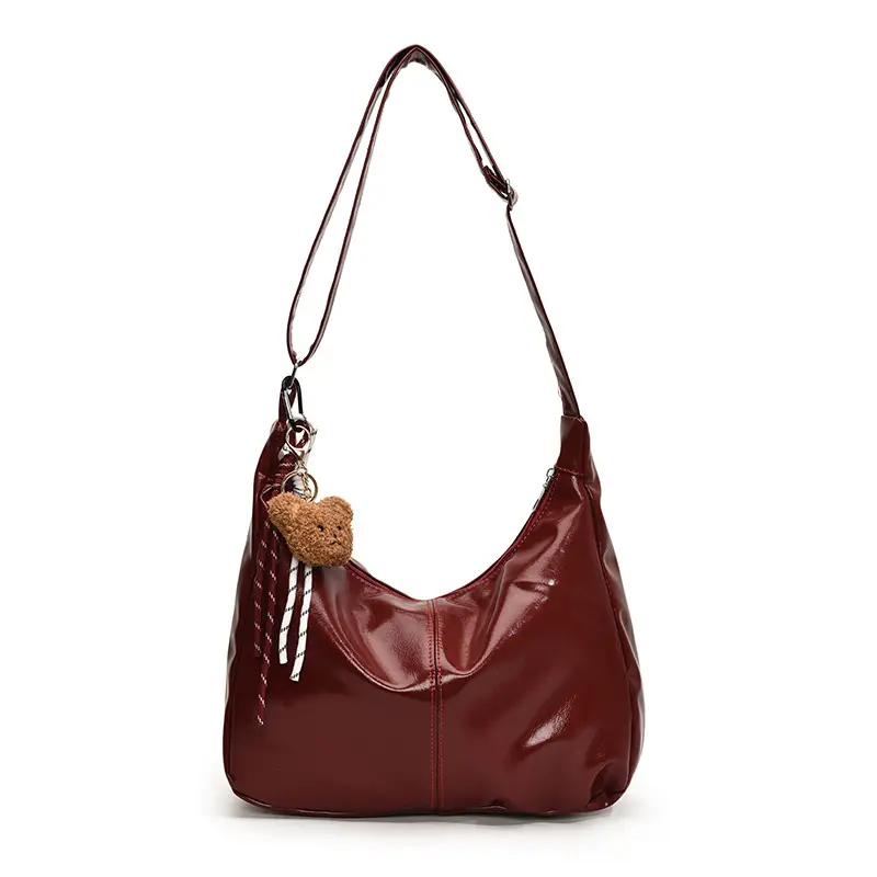 Black Vintage Fashion Shoulder Bag for Women 2024