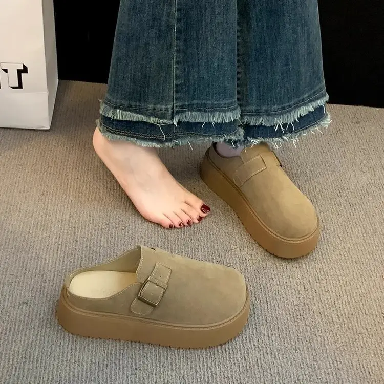 Women Platform Birkenstock Slippers Brown New 2025 - Image 6